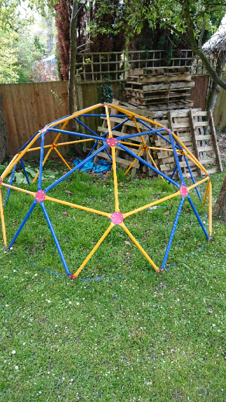 geometric climbing frame